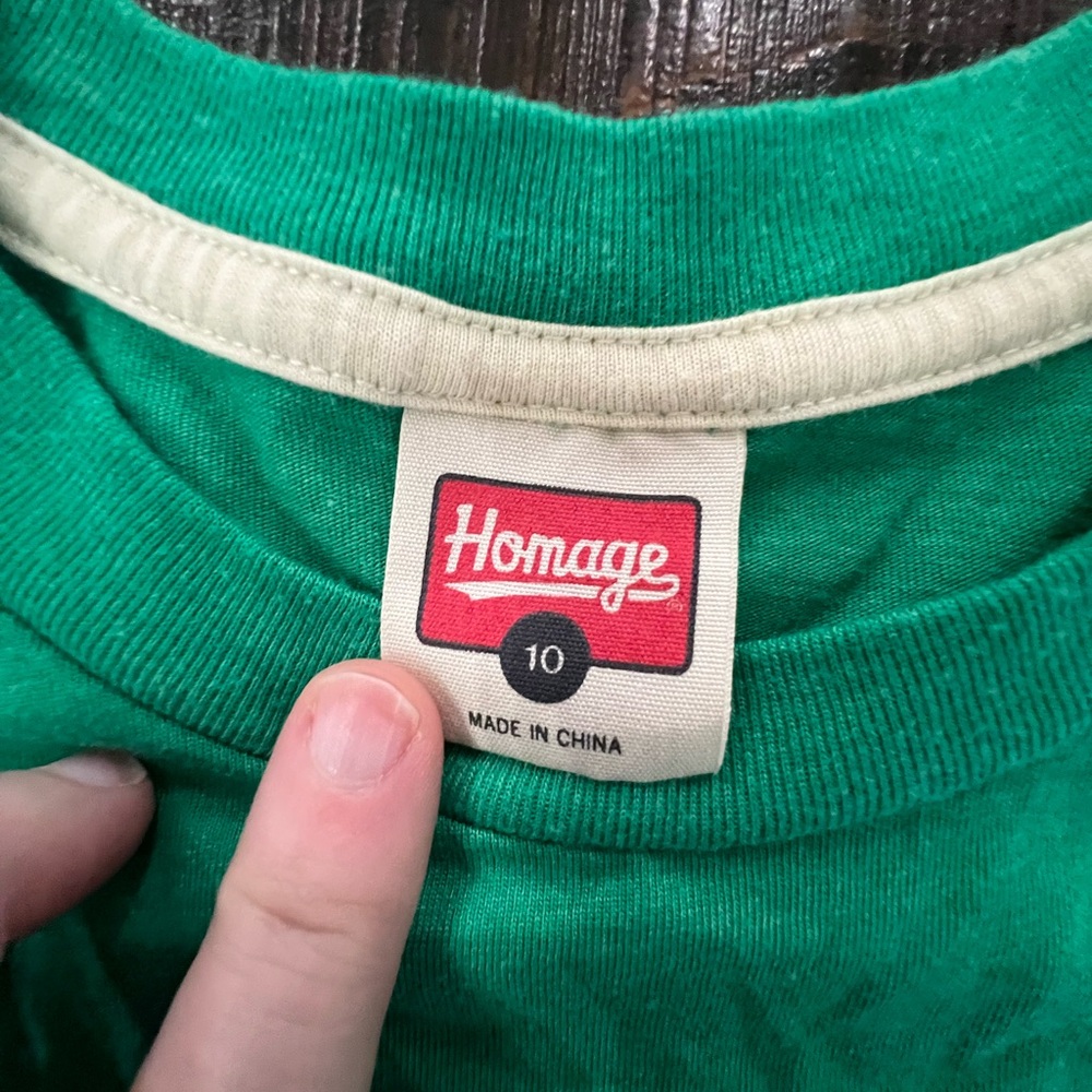 HOMAGE Kids Green Rainier Nat'l Park Tee - Picture 2 of 2